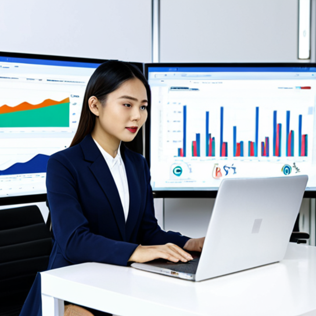 고객 경험을 향상시키는 세그먼트 활용법 - Modern Marketing Professional**
"A Thai marketing professional in a modern, stylish office, working...