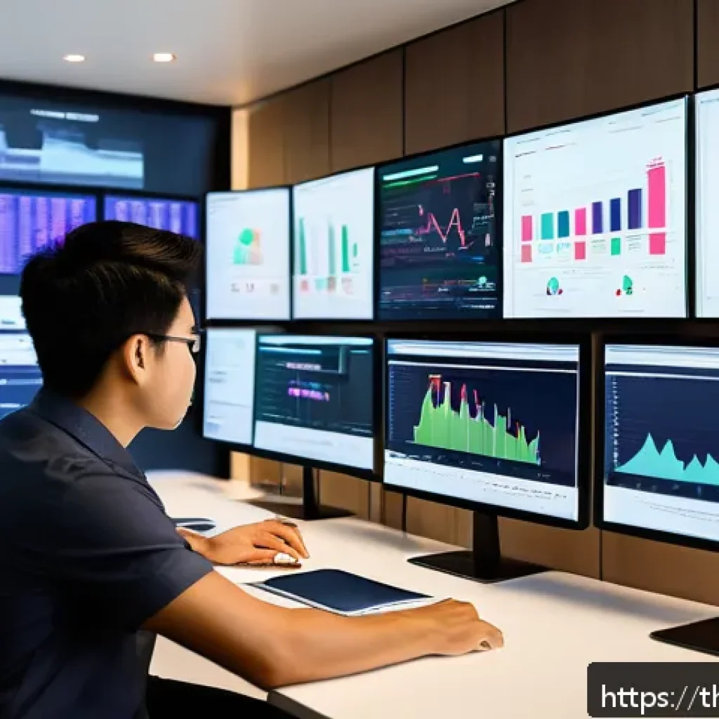 다양한 산업에서의 사용자 세그먼트 사례 - A modern digital marketing office scene showing a diverse team of professionals analyzing real-time ...