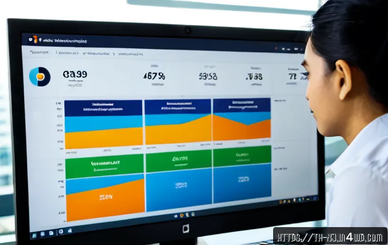 Home 17 AI를 활용한 사용자 세그먼트 분류법 - Photorealistic modern Bangkok marketing office, Thai business analyst studying an AI-powered custome...